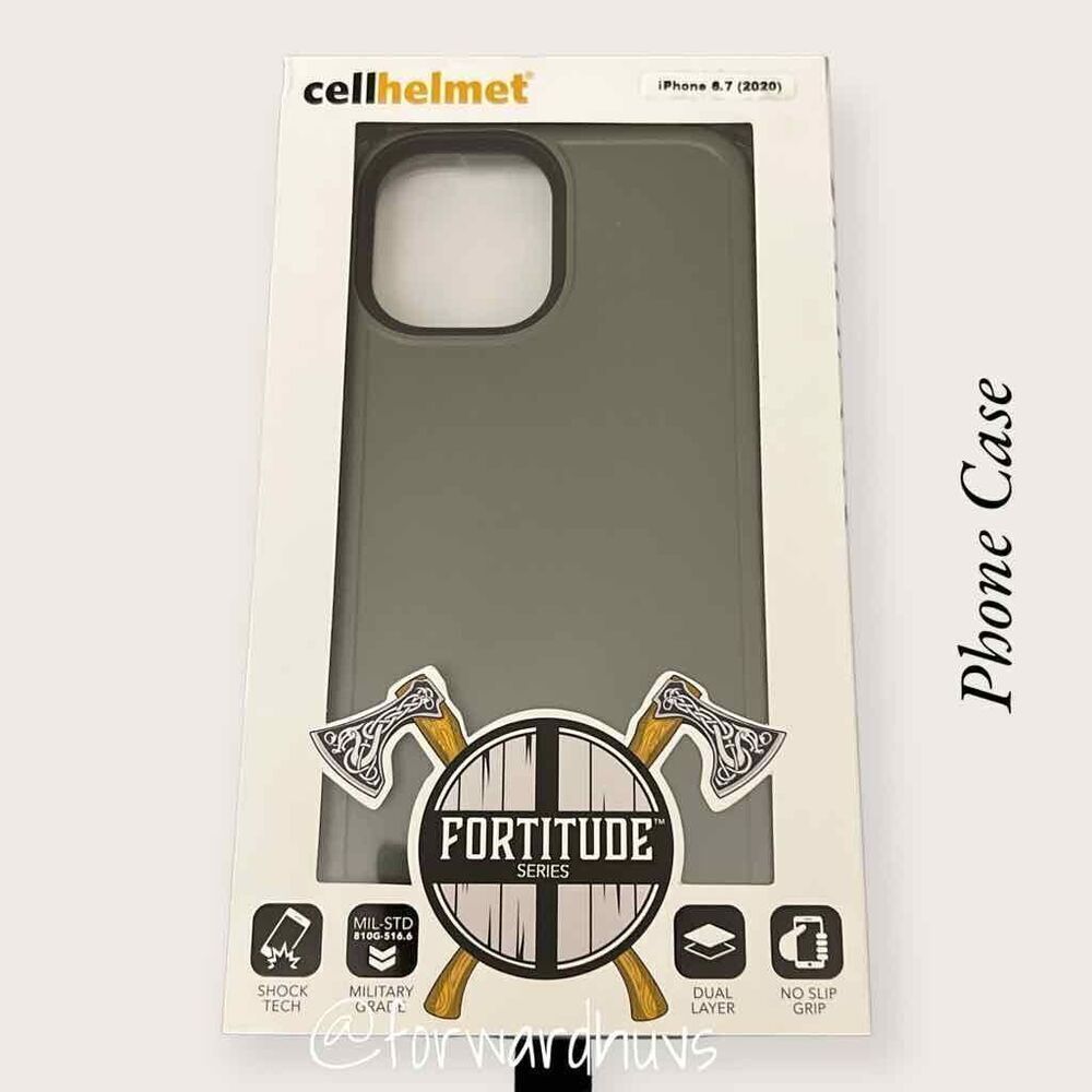 Cellhelmet Fortiitude Series iPhone 6.7” (2020) Olive Drab Green Case